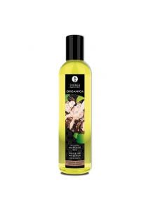 Organiczny olejek do masażu - Shunga Massage Oil Organic Chocolat Czekolada