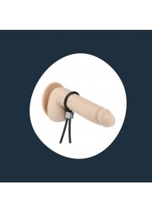 Ozdobne lasso na penisa - Lux Active Tether Adjustable Cock Tie  