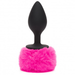 na pewno wszystkie 3 mają taki sam obwód 3,75 cala? Ozdobny korek analny - Happy Rabbit Butt Plug Black & Pink L