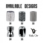 Ozdobny zacisk na penisa - Velv'Or JBoa Adjustable Cock Ring 303