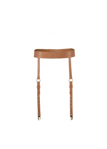 Pas Bijoux Indiscrets - Maze Suspender Belt Brązowy
