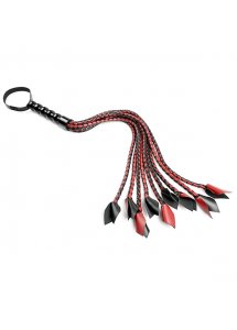 Pejcz o plecionych ogonach - Sportsheets Saffron Braided Flogger  