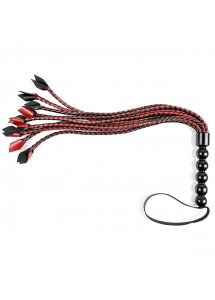 Pejcz o plecionych ogonach - Sportsheets Saffron Braided Flogger  