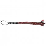 Pejcz o plecionych ogonach - Sportsheets Saffron Braided Flogger  