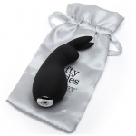 Pękaty masażer łechtaczki - Fifty Shades of Grey Greedy Girl Rechargeable Clitoral Rabbit Vibrator  