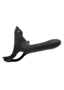 Penis z uprzężą - Perfect Fit Zoro Strap-On 14 cm Strap-On Black  