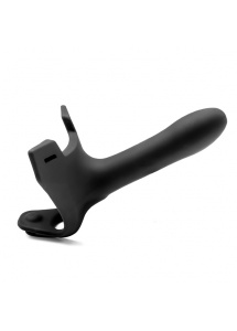 Penis z uprzężą - Perfect Fit Zoro Strap-On 14 cm Strap-On Black  
