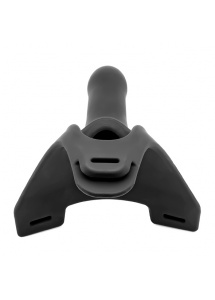 Penis z uprzężą - Perfect Fit Zoro Strap-On 14 cm Strap-On Black  