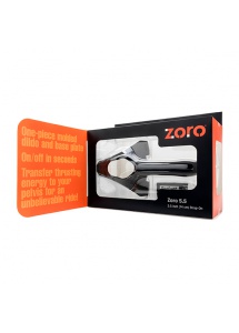 Penis z uprzężą - Perfect Fit Zoro Strap-On 14 cm Strap-On Black  