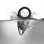 Pierścień erekcyjny i masażer 2w1 - Rocks-Off - Empower Couples Stimulator   Czarny