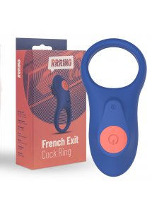Pierścień erekcyjny na penisa z wibracjami - FeelzToys RRRING French Exit Cock Ring  