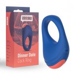 Pierścień erekcyjny wibrujący - FeelzToys RRRING Dinner Date Cock Ring  