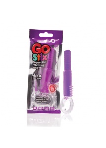 Pierścień erekcyjny z wibracjami  - The Screaming O GO Stix Vibrating Ring Grape 