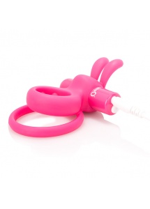 Pierścień erekcyjny z wibracjami - The Screaming O Charged Ohare XL Rabbit Vibe   Różowy