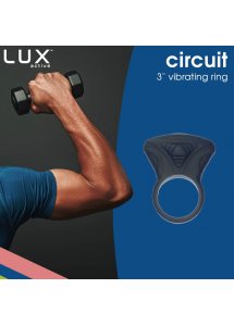 Pierścień erekcyjny ze zdalnym sterowaniem - Lux Active Circuit Vibrating Ring  