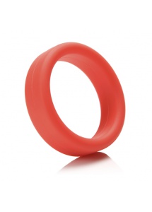 Mocno Rozciągliwy Pierścień miękki na penisa - Tantus Super Soft C-Ring Czerwony