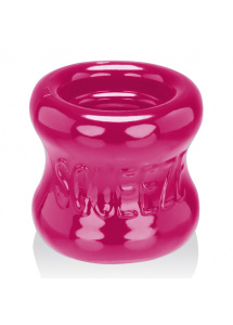 Pierścień na jądra - Oxballs Squeeze Ballstretcher Różowy