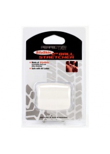 Pierścień na jądra - Perfect Fit SilaSkin Ball Stretcher  przezroczysty