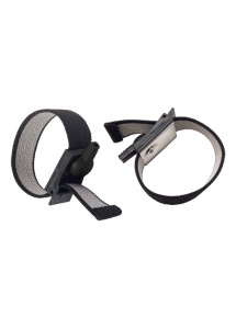 Pierścienie na penisa do elektrostymulacji - ElectraStim Adj. Fabric Cock and Scrotal Loops 