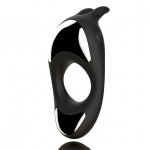 Pierścień na penisa dwa silniki- FeelzToys Zeus Dual Vibe Cock Ring Black  