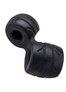 Pierścień na penisa i jądra Perfect Fit - SilaSkin Cock & Ball  czarny