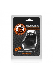 Pierścień na penisa - Oxballs Cocksling-2 Cocksling Czarny