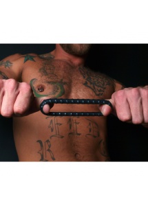 Pierścień na penisa - Perfect Fit Ribbed Ring czarny