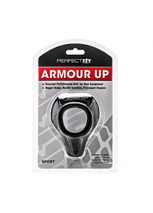 Pierścień na penisa - Perfect Fit Armour Up Sport  czarny