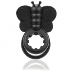 Pierścień na penisa wibrujący - The Screaming O Monarch Wearable Butterfly Vibe   Czarny