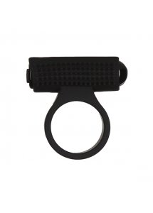 Pierścień na penisa wibrujący - PowerBullet Cosmic Cock Ring with Bullet 9 Function  Czarny