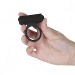 Pierścień na penisa wibrujący - PowerBullet Cosmic Cock Ring with Bullet 9 Function  Czarny