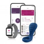 Ekskluzywny pierścień na penisa z aplikacją - OhMiBod blueMotion Nex 3  