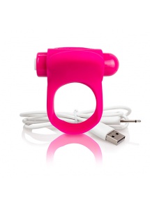 Pierścień wibrujacy 3w1 - The Screaming O  Charged You Turn Plus  Czerwony