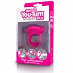 Pierścień wibrujacy 3w1 - The Screaming O  Charged You Turn Plus  Czerwony