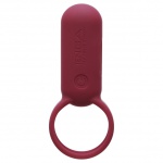 Pierścień wibrujący na członka - Tenga Smart Vibe Ring  Czerwony