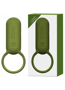 Pierścień wibrujący na członka - Tenga Smart Vibe Ring  Khaki