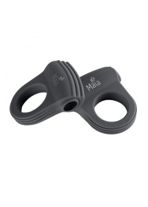 Pierścień  wibrujący na penisa - Maia Toys Rechargeable Vibrating Ring Grey 