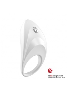 Pierścień wibrujący na penisa - Ovo B7 Vibrating Ring  Biały