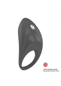 Pierścień wibrujący na penisa - Ovo B7 Vibrating Ring  Szary
