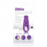 Pierścień wibrujący na penisa - The Screaming O Charged Oyeah Plus Ring  Fioletowy