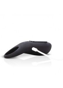 Pierścień wibrujący na penisa - The Screaming O Work-it! Vibrating Ring Black  