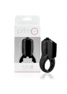 Pierścień wibrujący na penisa - The Screaming O PrimO Minx Black  