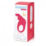 Pierścień wibrujący na penisa - Happy Rabbit Rechargeable Vibrating Rabbit Cock Ring Różowy