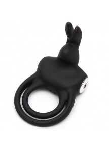 Pierścień wibrujący podwójny - Happy Rabbit Stimulating USB Rechargeable Rabbit Love Ring  