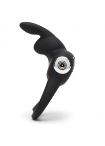 Pierścień wibrujący podwójny - Happy Rabbit Stimulating USB Rechargeable Rabbit Love Ring  