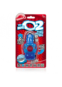 Pierścień wibrujący podwójny - The Screaming O The Big O 2 Blue