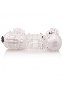 Pierścień wibrujący podwójny - The Screaming O The Big O 2 Przezroczysty