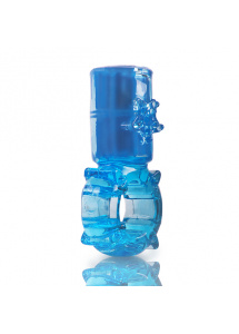 Pierścień z wibracjami ładowany - The Screaming O Big OMG Vibrating Ring Niebieski