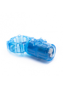 Pierścień z wibracjami ładowany - The Screaming O Big OMG Vibrating Ring Niebieski