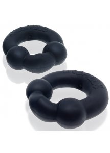 Pierścienie erekcyjne 2szt - Oxballs Ultraballs Cockring 2-pack Special Edition Night  